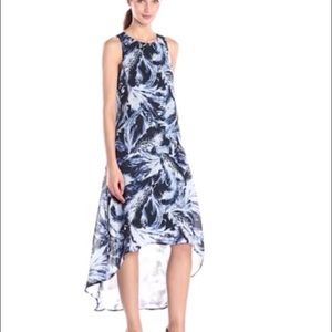 Karen Kane high low chiffon dress with lining